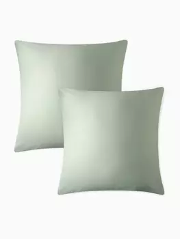 Комплект наволочек "Этель" 70х70 см - 2 шт, зелёный, 100% хлопок, мако-сатин