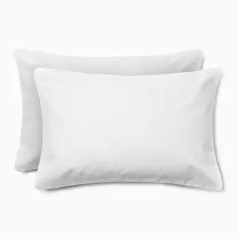 Комплект наволочек «Этель», 5070 см, 2 шт., молочный, поплин, хлопок 100%