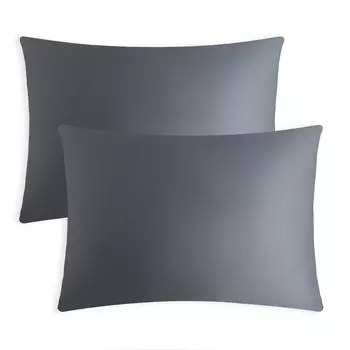 Комплект наволочек «Этель», 5070 см, 2 шт., серый, мако-сатин, хлопок 100%