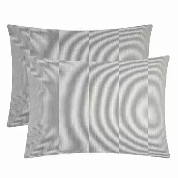 Комплект наволочек "Этель" Grey line , 50х70 см - 2 шт, 100% хлопок, бязь