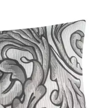 Комплект наволочек Этель "Вензель серебро (вид 2)", 50х70 см - 2 шт, 100% хлопок, поплин