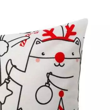 Комплект наволочек "Этель" Xmas cat 50х70 см - 2 шт, 100% хлопок, бязь