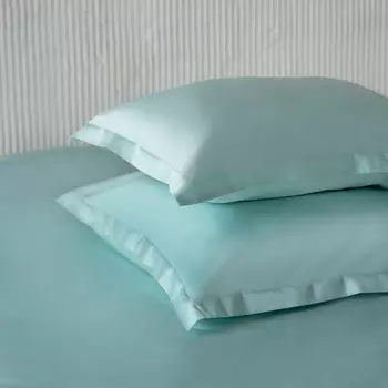 Комплект наволочек «Киа», размер 70х70 см, цвет бирюзовый, 2 шт