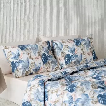 Комплект наволочек «Миа», размер 70x70 см, цвет синий, 2 шт