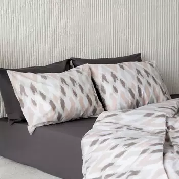 Комплект наволочек «Соло», размер 70х70 см, цвет бежевый, 2 шт