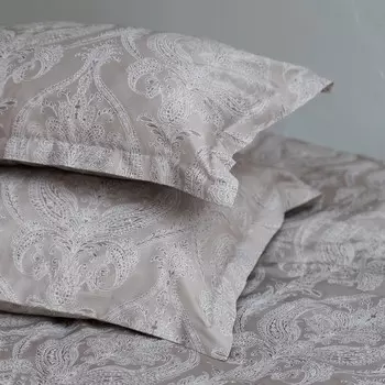 Комплект наволочек «Земо», размер 70х70 см, цвет коричневый, 2 шт