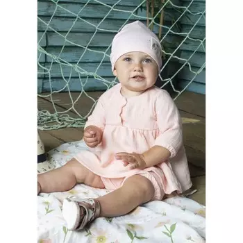 Комплект одежды на лето «Сакура», рост 92, цвет бежевый