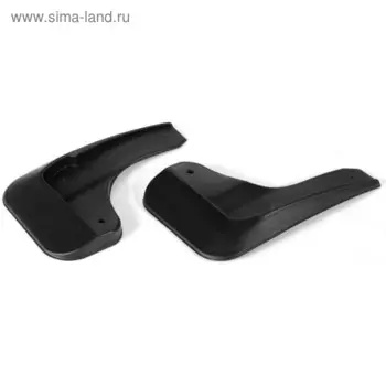 Комплект передних брызговиков, RIVAL, Volkswagen Polo V 2010-2020, 2 шт., с креплением, 25804003