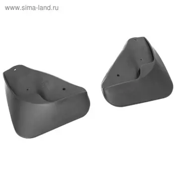 Комплект передних брызговиков, RIVAL, Volkswagen Tiguan I 2011-2017, 2 шт., с креплением, 25805001