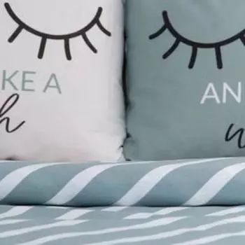 Постельное бельё евро «Этель» Sleepy dream, бязь