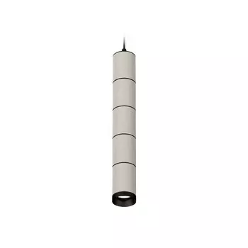 Комплект подвесного светильника Ambrella light, Techno, XP6314020, GU5.3, цвет серый песок, чёрный песок
