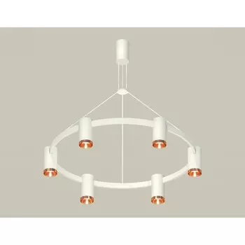 Комплект подвесного светильника Ambrella light, Traditional DIY, XB9021153, GU5.3, цвет белый песок, золото желтое полированное