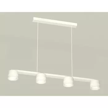 Комплект подвесного светильника с акрилом Ambrella light, Traditional DIY, XB9151205, 4хGX53, цвет белый песок, белый матовый