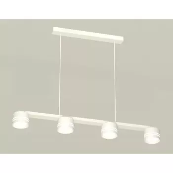 Комплект подвесного светильника с акрилом Ambrella light, Traditional DIY, XB9151204, 4хGX53, цвет белый песок, белый матовый