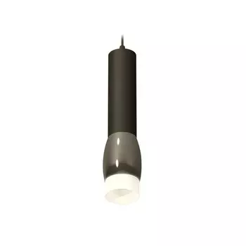 Комплект подвесного светильника с акрилом Ambrella light, Techno, XP1123004, GU5.3, цвет чёрный хром, чёрный песок