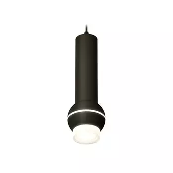 Комплект подвесного светильника с дополнительной подсветкой Ambrella light, Techno, XP11020010, GU5.3, цвет чёрный песок