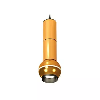 Комплект подвесного светильника с дополнительной подсветкой Ambrella light, Techno, XP1105010, GU5.3, цвет золото желтое полированное, чёрный песок