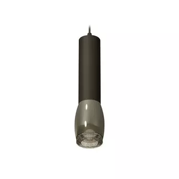 Комплект подвесного светильника с композитным хрусталём Ambrella light, Techno, XP1123005, GU5.3, цвет чёрный хром, чёрный песок