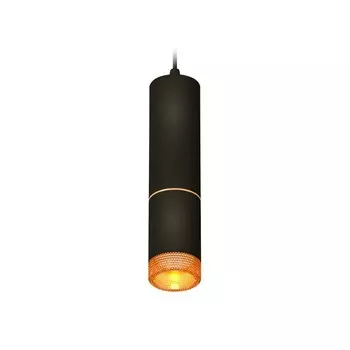 Комплект подвесного светильника с композитным хрусталём Ambrella light, Techno, XP6313020, GU5.3, цвет чёрный песок