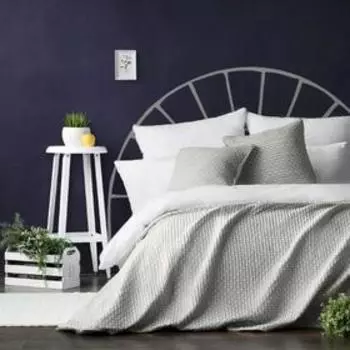 Комплект «Поинт»: покрывало 160 х 220 см, наволочки 40 х 40 см - 2 шт, мятный