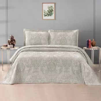 Комплект: покрывало, наволочка, размер 180X240 см, 50х70 см, цвет тёмно-синий