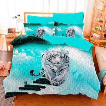 Комплект: покрывало с наволочками 2 сп, размер 180х200 см, 50х70 см - 2 шт