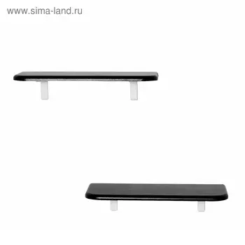 Комплект полок «Сочи 450» (2 шт), 450 × 185 × 16 мм, цвет венге