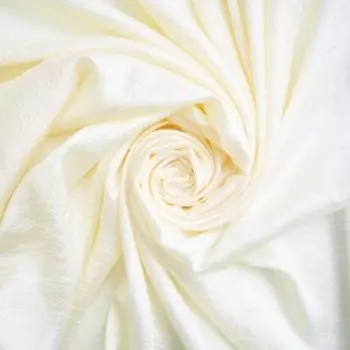 Комплект портьер для кухни Тергалет молочный, 135х180 см 2шт, 100% п/э