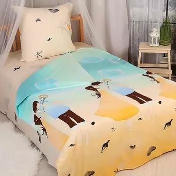 Постельное бельё 1.5-спальное «АДЕЛЬ. Признание», поплин