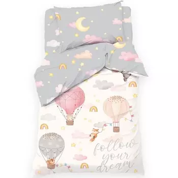 Постельное бельё 1.5-спальное «Этель» Follow your dream, бязь