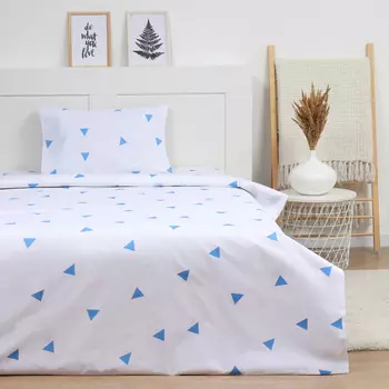 Постельное бельё 1.5-спальное LoveLife «Треугольники», бязь