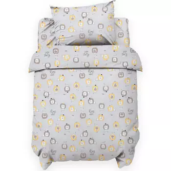 Постельное бельё 1.5-спальное LoveLife «Лев», сатин