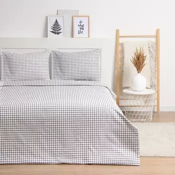 Комплект постельного белья Newday 1,5 сп Cell 147*215см,1 50*215см, 50*70см-1 шт, полисатин, 80г/м