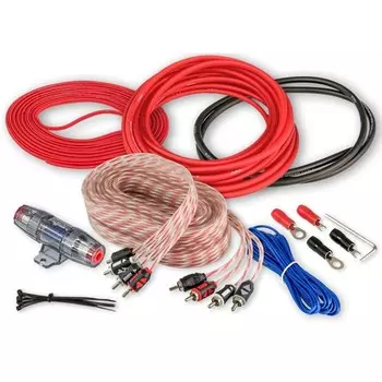 Комплект проводов AURA AMP-2410, 4 канальный для усилителя