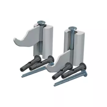 Кронштейн для радиатора Royal Thermo НС-0084012, регулируемый, на стену, комплект, белый