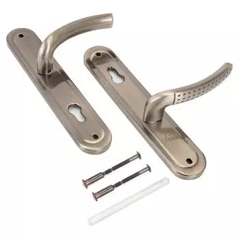 Комплект ручек "АЛЛЮР" 132-1 85 мм AB, цвет ст.бронза