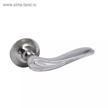 Комплект ручек "АЛЛЮР АРТ" "ЛАЙЗА" CP (1820), цвет хром