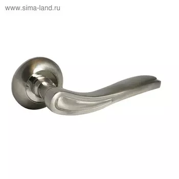 Комплект ручек "АЛЛЮР АРТ" "ЛАЙЗА" SN (1880), цвет матовый никель