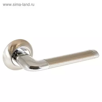 Комплект ручек "АЛЛЮР АРТ" "ПОЛО" SN/CP (1582) , цвет матовый никель, хром