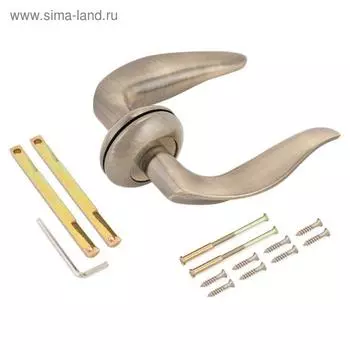 Комплект ручек RENZ DH 31-08 АВ Пиери антик, цвет бронза