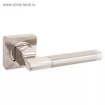 Комплект ручек RENZ DH 53-02 SN/NP Рим, цвет никель матовый, никель блестящий