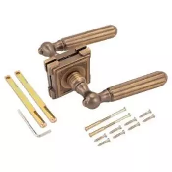 Комплект ручек RENZ DH 68-19 CF Стелла, цвет кофе