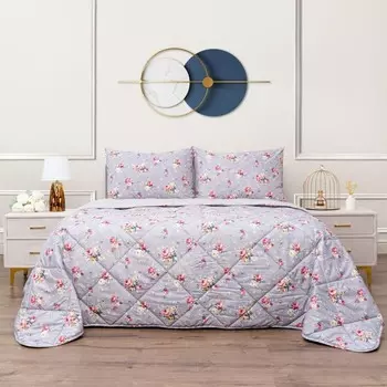 Комплект с одеялом дуэт Sofi De Marko «Массимо», размер 230х250 см, 150х220 см - 2 шт, 50х70 см - 2 шт