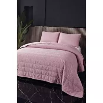 Комплект с покрывалом «Надин», размер 160х220 см, 50х70 см, цвет пудра