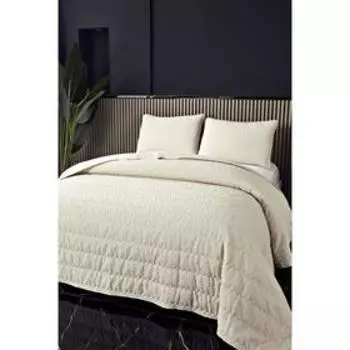 Комплект с покрывалом «Надин», размер 230х250 см, 50х70 см - 2 шт, цвет молоко