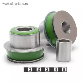 Комплект сайлентблоков перед. проушины нижнего рычага передней подвески (из 3 деталей)запрессованный