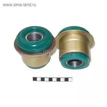 Комплект сайлентблоков запрессованных верхних рычагов передней подвески (из 2-х деталей), 1-20-1804