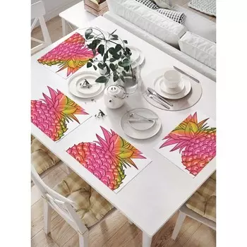 Комплект салфеток, размер 46х32 см, оксфорд