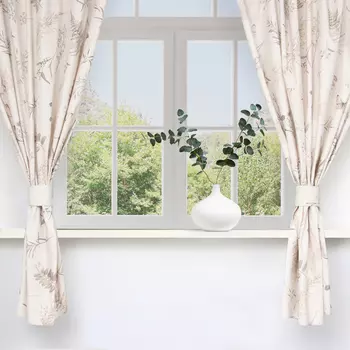 Комплект штор для кухни с подхватами Этель Herbarium, 149180 см - 2 шт.,100% хл, саржа