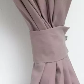 Комплект штор для кухни с подхватами Этель Kitchen, сиреневый, 150180 см - 2 шт.